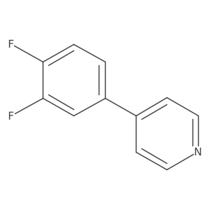 4-(3,4-Difluorophenyl)pyridine结构式