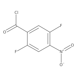 2,5-Difluoro-4-nitrobenzoyl chloride Structure