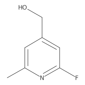 (2-Fluoro-6-methylpyridin-4-yl)methanol结构式