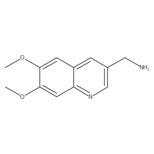 (6,7-Dimethoxyquinolin-3-yl)methanamine结构式