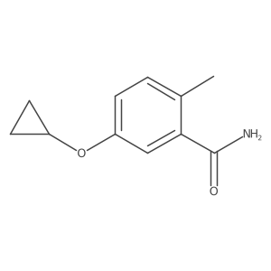 5-Cyclopropoxy-2-methylbenzamide结构式