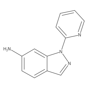 1h-Indazol-6-amine,1-(2-pyridinyl)-结构式