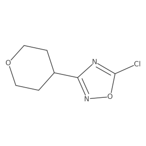5-Chloro-3-(oxan-4-YL)-1,2,4-oxadiazole Structure