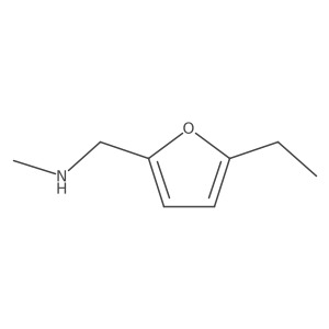 [(5-Ethylfuran-2-yl)methyl](methyl)amine结构式