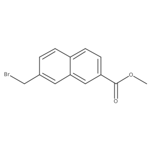 Methyl 7-(bromomethyl)naphthalene-2-carboxylate Structure