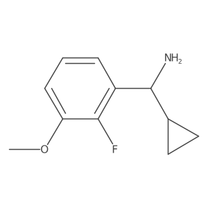 Cyclopropyl(2-fluoro-3-methoxyphenyl)methanamine Structure