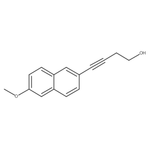 4-(6-Methoxy-2-naphthalenyl)-3-butyn-1-ol Structure