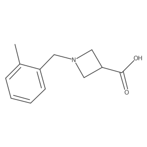 1-[(2-Methylphenyl)methyl]azetidine-3-carboxylic acid结构式