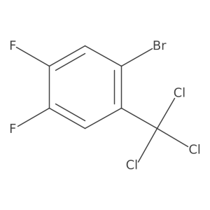2-Bromo-4,5-difluorobenzotrichloride Structure