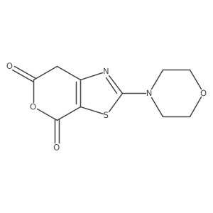2-morpholin-4-yl-7H-pyrano[4,3-d][1,3]thiazole-4,6-dione Structure