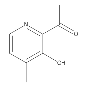 1-(3-Hydroxy-4-methylpyridin-2-YL)ethanone结构式