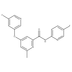 2-PyridinecarboxaMide, N-(5-fluoro-2-pyridinyl)-4-[(5-fluoro-3-pyridinyl)oxy]-6-Methyl-结构式