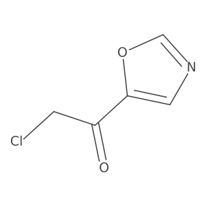 2-Chloro-1-(oxazol-5-yl)ethan-1-one Structure