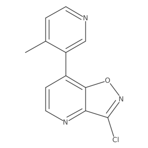 3-Chloro-7-(4-methylpyridin-3-yl)isoxazolo[4,5-b]pyridine结构式