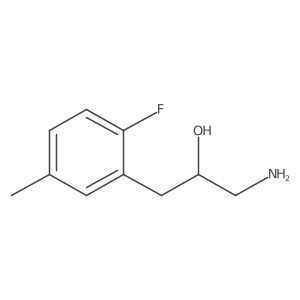 1-Amino-3-(2-fluoro-5-methylphenyl)propan-2-OL结构式