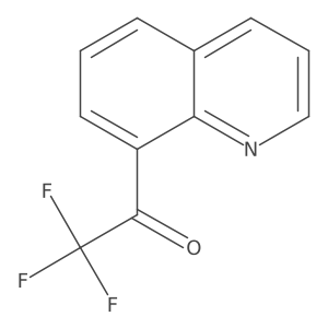 2,2,2-Trifluoro-1-(quinolin-8-yl)ethan-1-one Structure