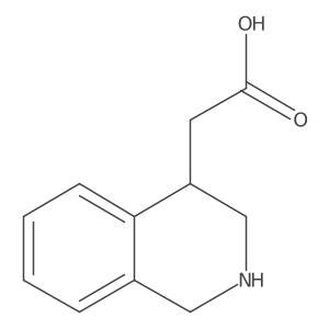 2-(1,2,3,4-Tetrahydroisoquinolin-4-yl)acetic acid结构式
