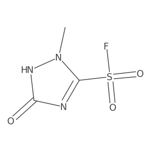 2,5-Dihydro-2-methyl-5-oxo-1H-1,2,4-triazole-3-sulfonyl fluoride Structure