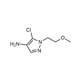 5-Chloro-1-(2-methoxyethyl)-1H-pyrazol-4-amine Structure