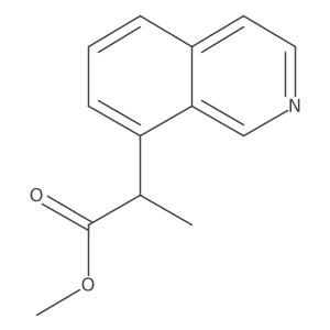 Methyl 2-(isoquinolin-8-yl)propanoate结构式