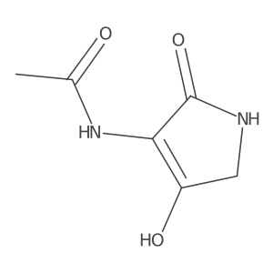 N-(3-hydroxy-5-oxo-1,2-dihydropyrrol-4-yl)acetamide Structure