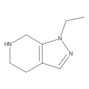 1-Ethyl-1H,4H,5H,6H,7H-pyrazolo[3,4-c]pyridine Structure