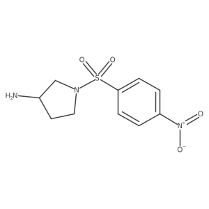 (3S)-1-(4-Nitrobenzenesulfonyl)pyrrolidin-3-amine Structure