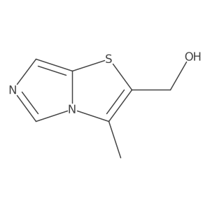 2-Hydroxymethyl-3-methylimidazo[5,1-b]thiazole结构式