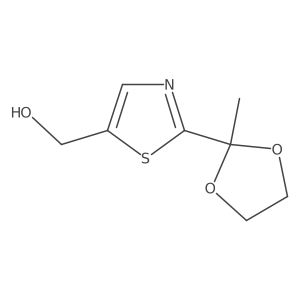 [2-(2-Methyl-[1,3]dioxolan-2-yl)-thiazol-5-yl]-methanol Structure