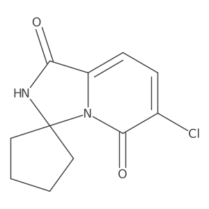 6'-Chloro-1'H-spiro[cyclopentane-1,3'-imidazo[1,5-a]pyridine]-1',5'(2'H)-dione Structure