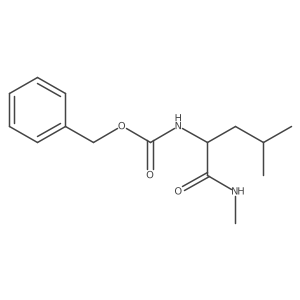 benzyl N-[3-methyl-1-(methylcarbamoyl)butyl]carbamate Structure