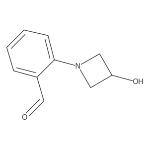 2-(3-Hydroxyazetidin-1-yl)benzaldehyde结构式
