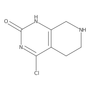 4-Chloro-5,6,7,8-tetrahydropyrido[3,4-d]pyrimidin-2(3H)-one Structure