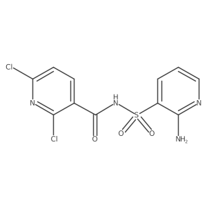 N-[(2-Amino-3-pyridyl)sulfonyl]-2,6-dichloropyridine-3-carboxamide Structure