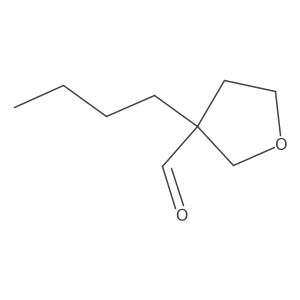3-Butyloxolane-3-carbaldehyde结构式
