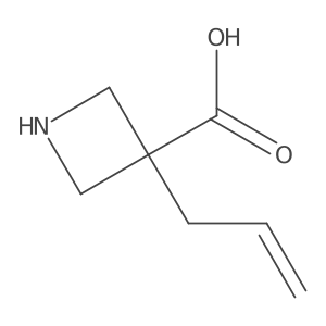 3-(Prop-2-en-1-yl)azetidine-3-carboxylic acid Structure