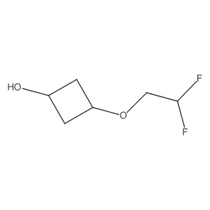 3-(2,2-Difluoroethoxy)cyclobutan-1-ol Structure