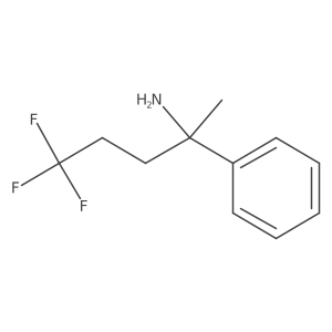 5,5,5-Trifluoro-2-phenylpentan-2-amine结构式