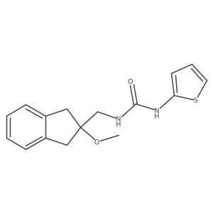 1-((2-methoxy-2,3-dihydro-1H-inden-2-yl)methyl)-3-(thiophen-2-yl)urea Structure