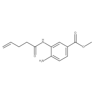 Methyl 4-amino-3-[(1-oxo-4-penten-1-yl)amino]benzoate结构式