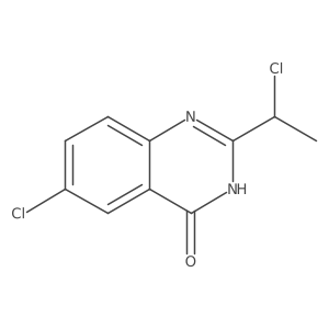 6-chloro-2-(1-chloroethyl)quinazolin-4(3H)-one Structure