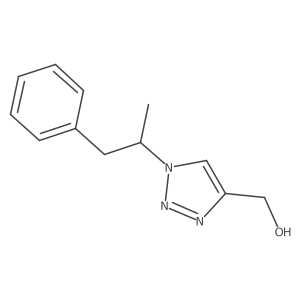 (1-(1-phenylpropan-2-yl)-1H-1,2,3-triazol-4-yl)methanol结构式