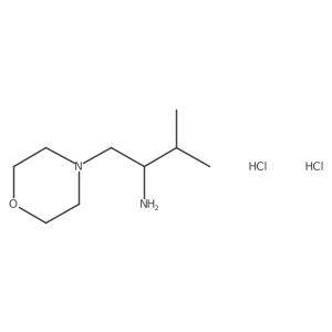3-Methyl-1-morpholinobutan-2-amine dihydrochloride Structure