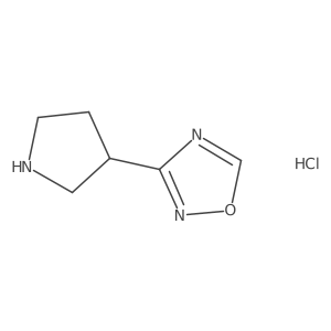 3-(Pyrrolidin-3-yl)-1,2,4-oxadiazole hydrochloride Structure