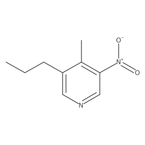4-Methyl-3-nitro-5-propylpyridine结构式