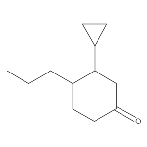 3-Cyclopropyl-4-propylcyclohexan-1-one结构式