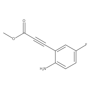 Methyl 3-(2-amino-5-fluorophenyl)prop-2-ynoate Structure