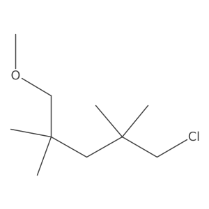 1-Chloro-5-methoxy-2,2,4,4-tetramethylpentane Structure