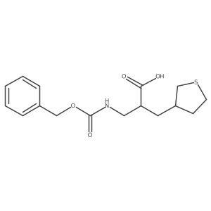 3-{[(Benzyloxy)carbonyl]amino}-2-[(thiolan-3-yl)methyl]propanoic acid Structure