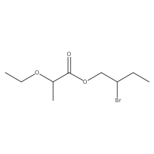 2-Bromobutyl 2-ethoxypropanoate Structure